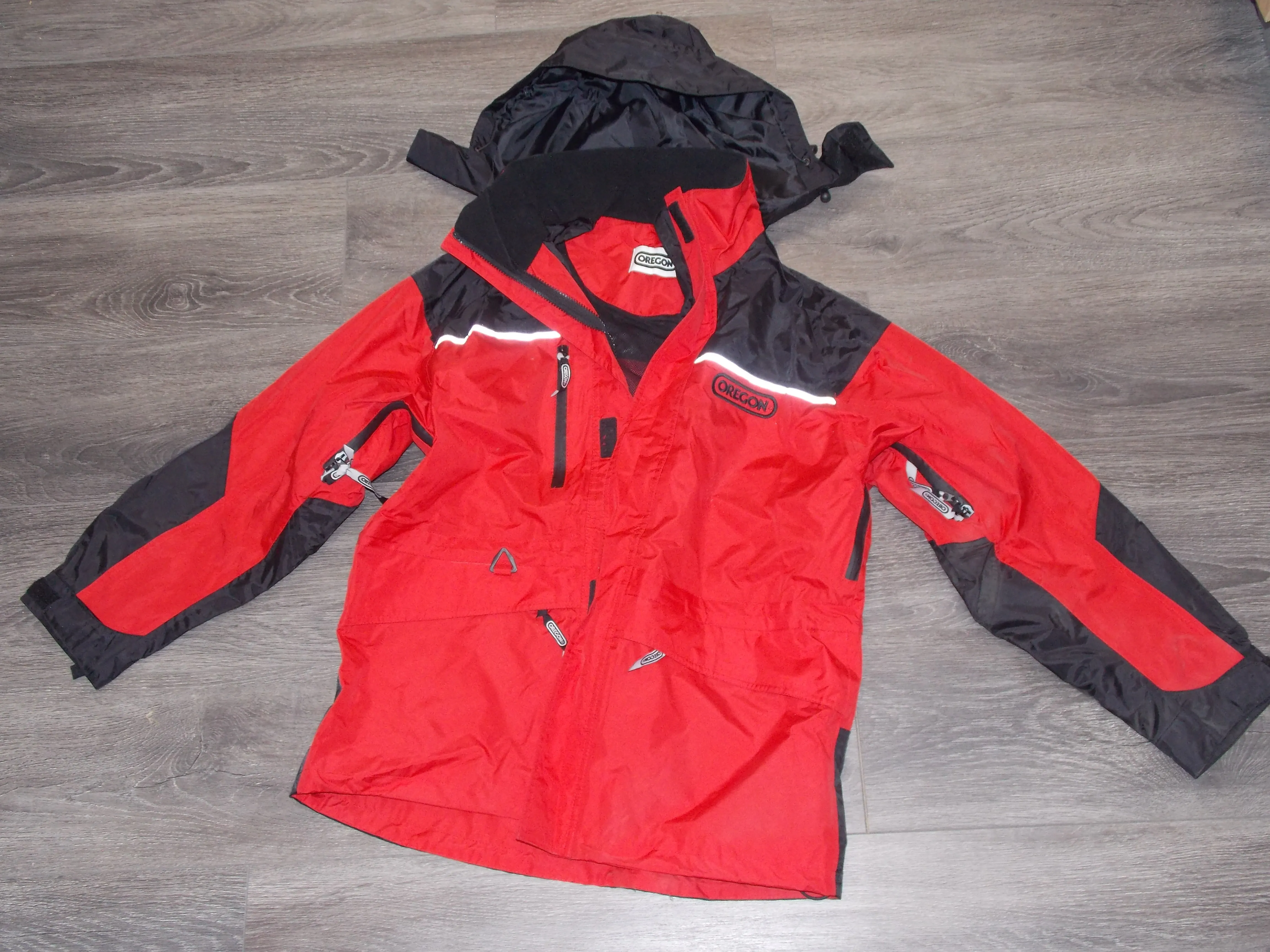 538539M Oregon® brand Rain Jacket with pockets   reflective