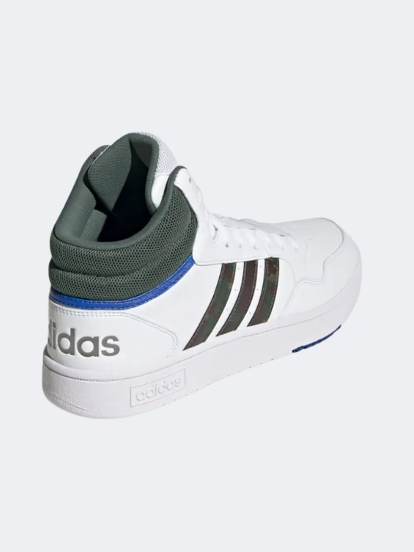 Adidas Hoops 3.0 Mid Classic Vintage Men Basketball Shoes Black/Olive