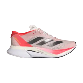 adidas Women's Adizero Boston 12 Sandy Pink/Aurora Met./Solar Red