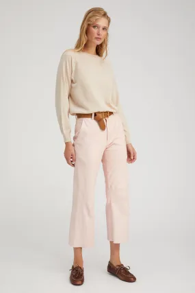 Ballet Leather Cropped Trousers