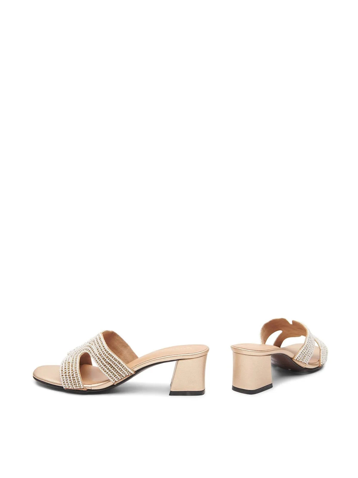Beaded Block Heels