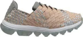 Bernie Mev NY Women's Victoria Gummies Slip On Sneaker - Blush/ Silver Metallic