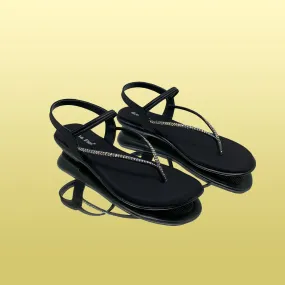 Black Strappy Sandals