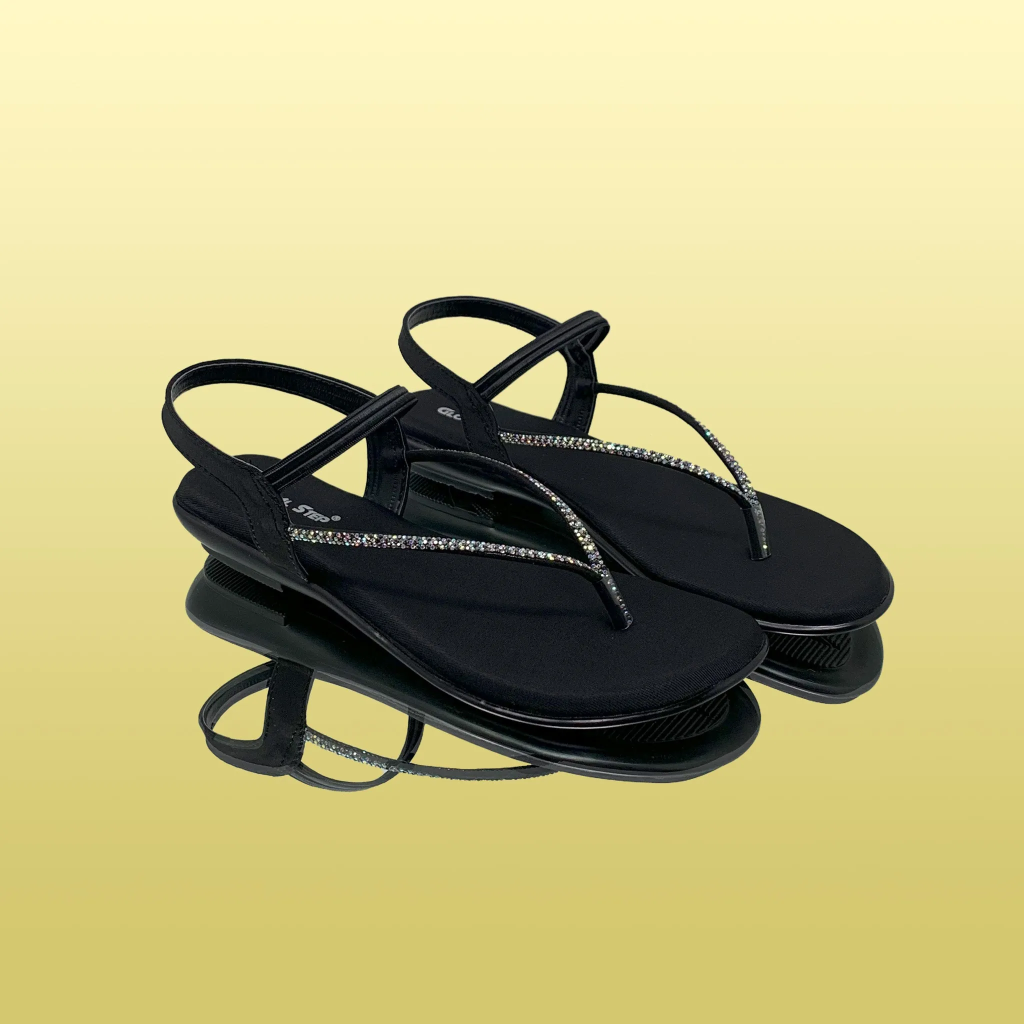 Black Strappy Sandals