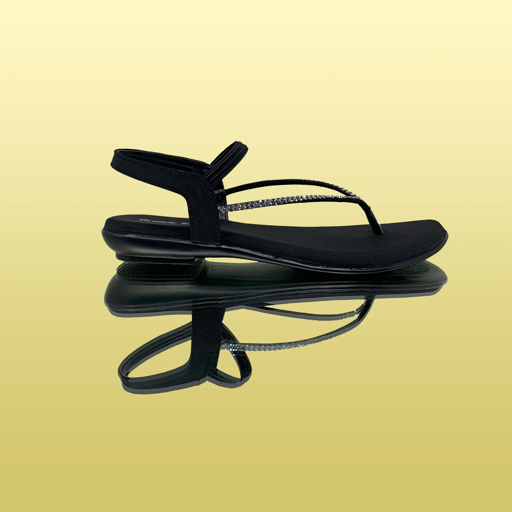 Black Strappy Sandals