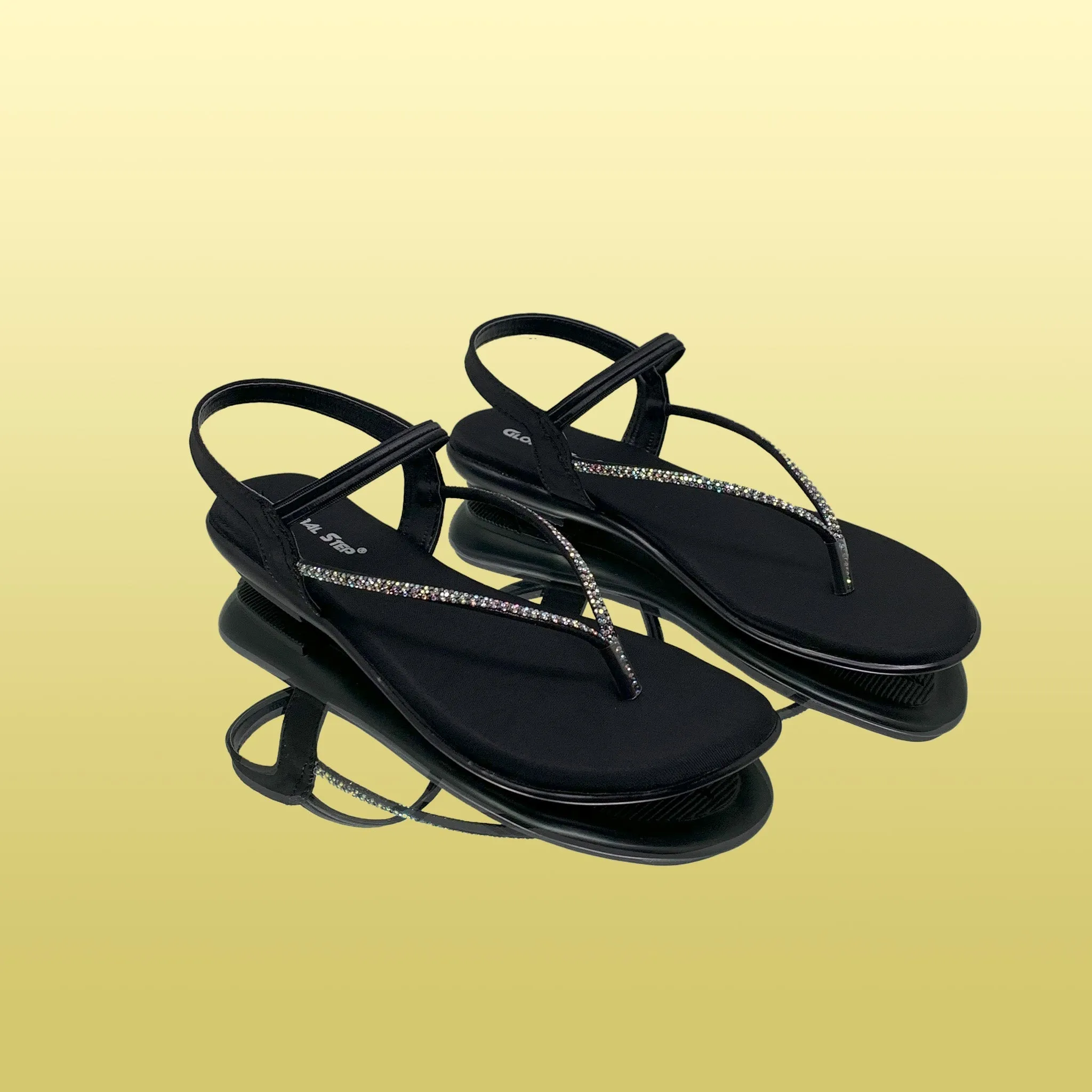 Black Strappy Sandals