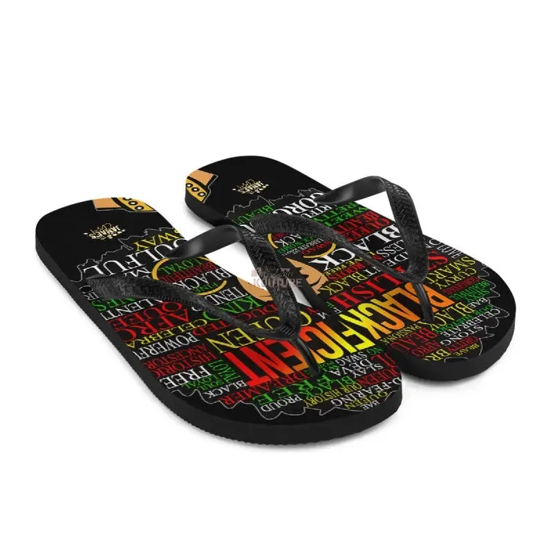Blacknificent Flip Flops