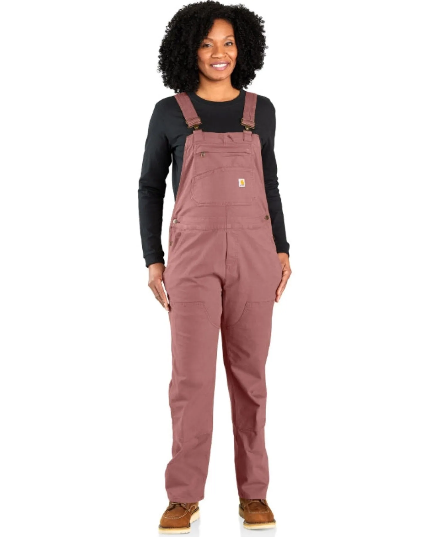Carhartt Women's Rugged Flex® Double-Front Canvas Bib