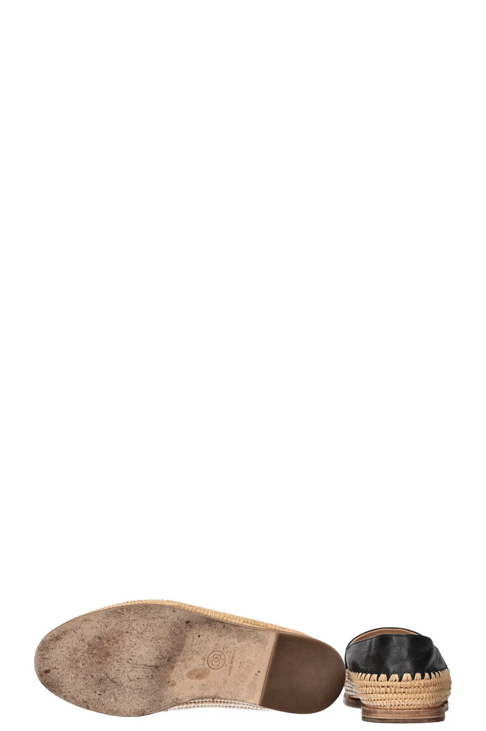 CHANEL CC Espadrilles Black