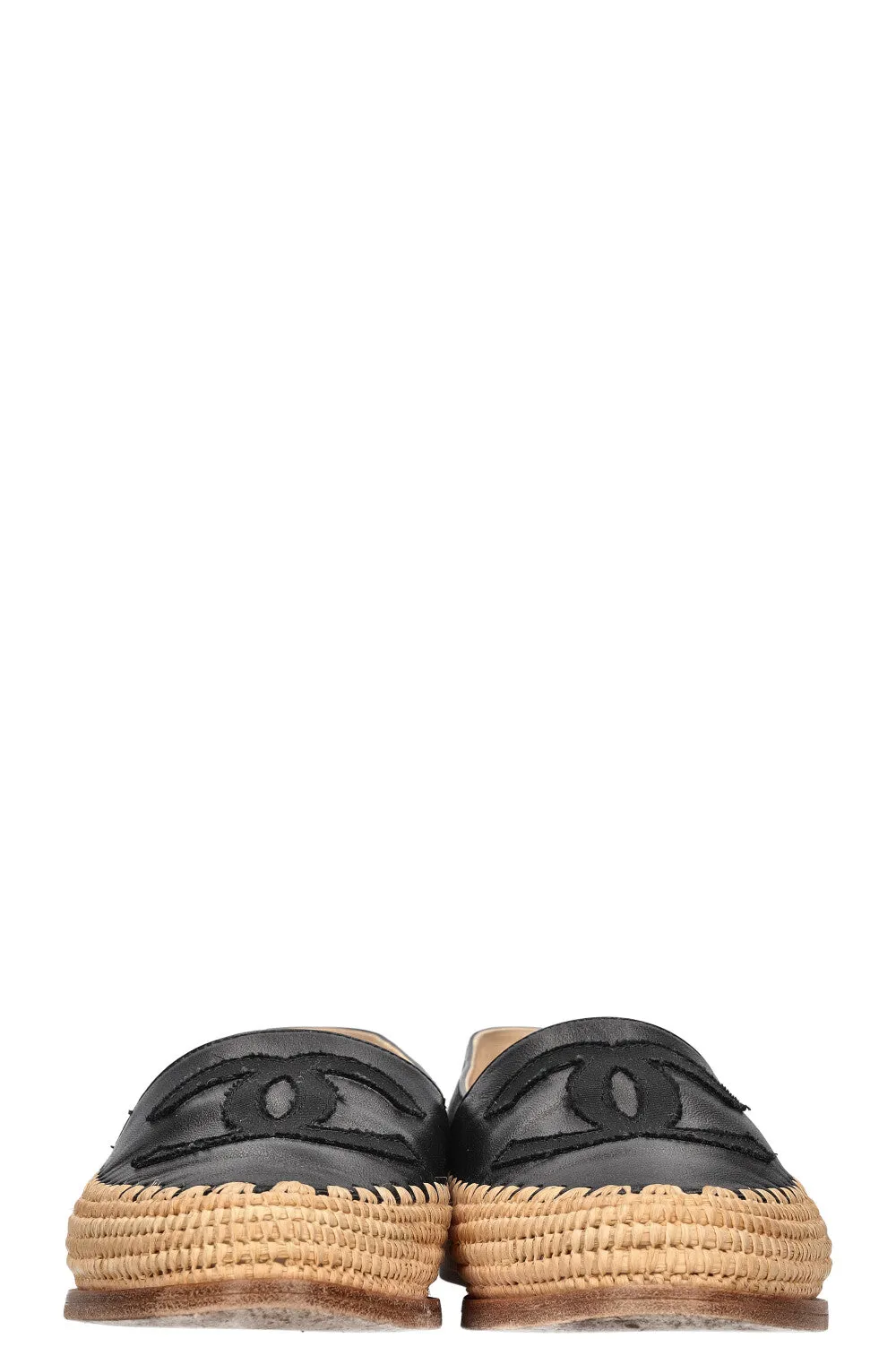 CHANEL CC Espadrilles Black