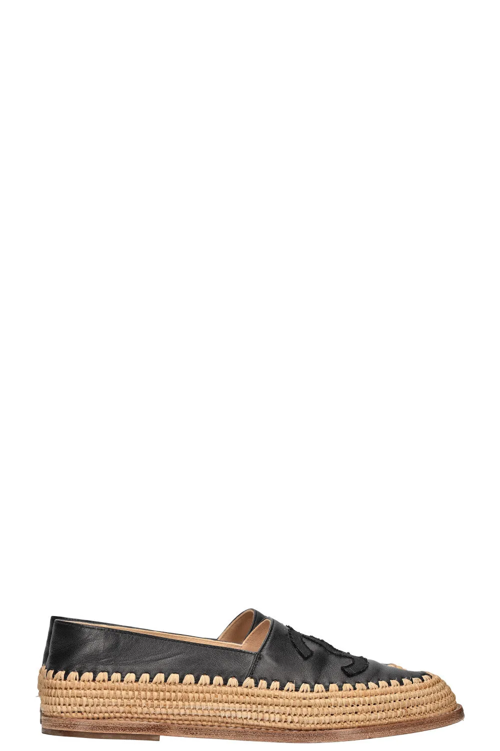 CHANEL CC Espadrilles Black