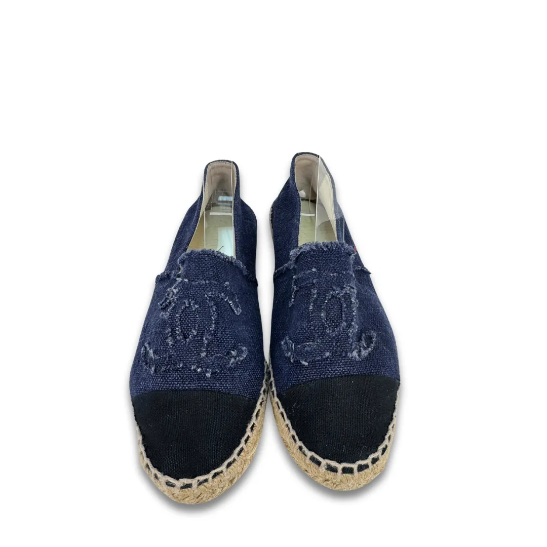 Chanel Denim Espadrilles- Size 38