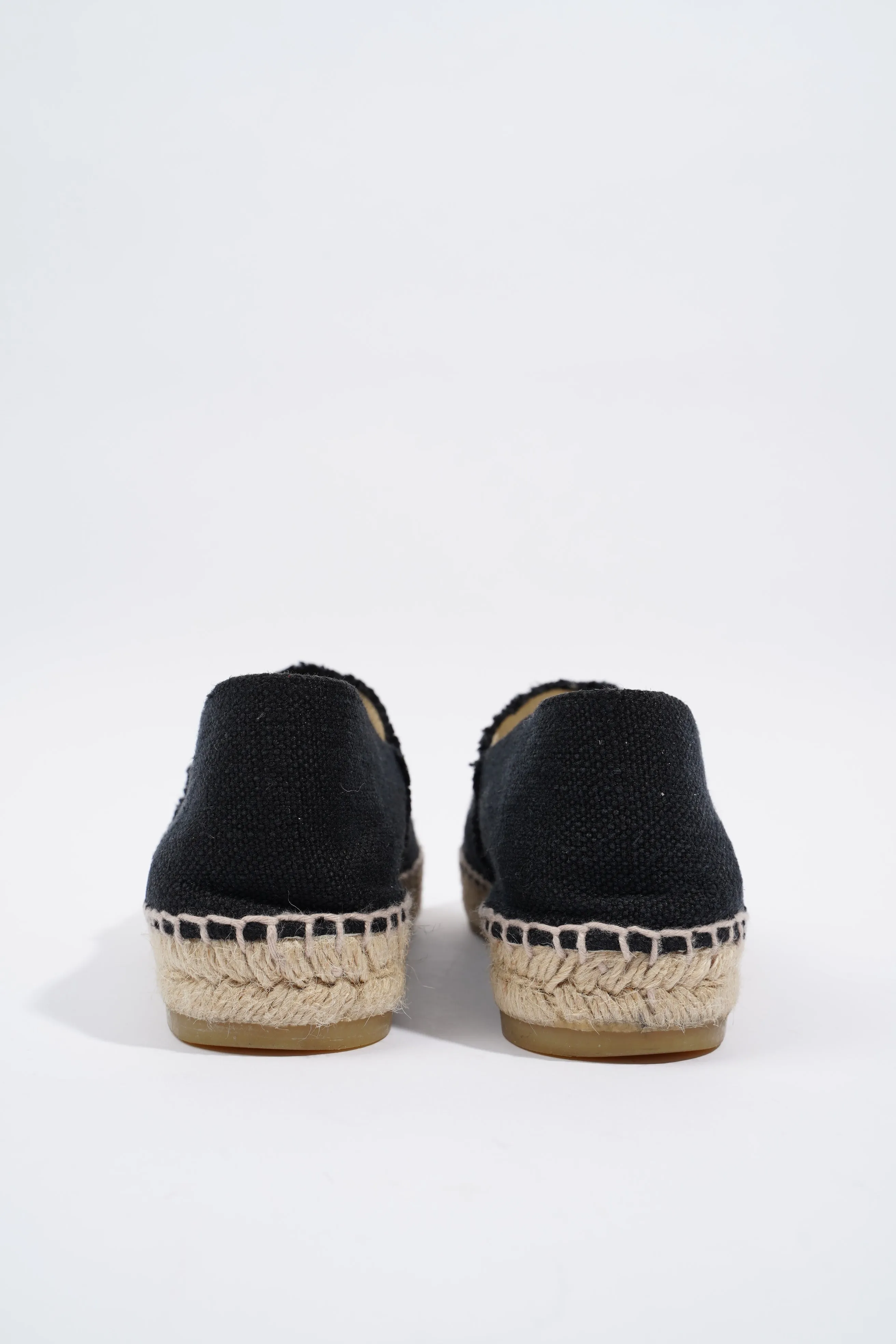 Chanel Espadrilles Black Canvas EU 37 UK 4