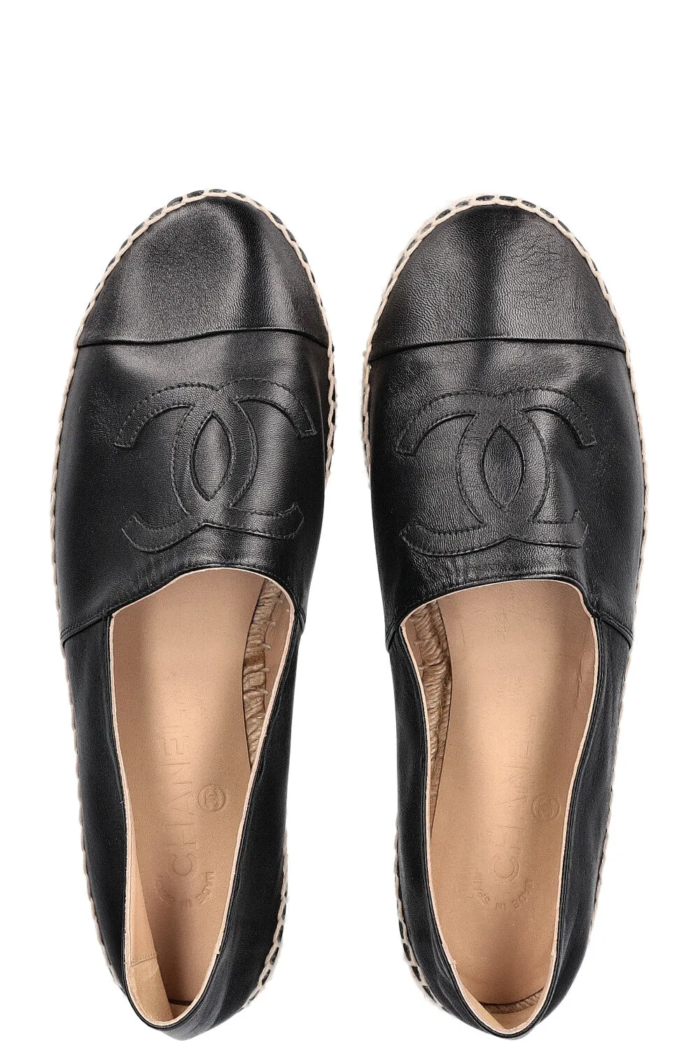 CHANEL Espadrilles Black