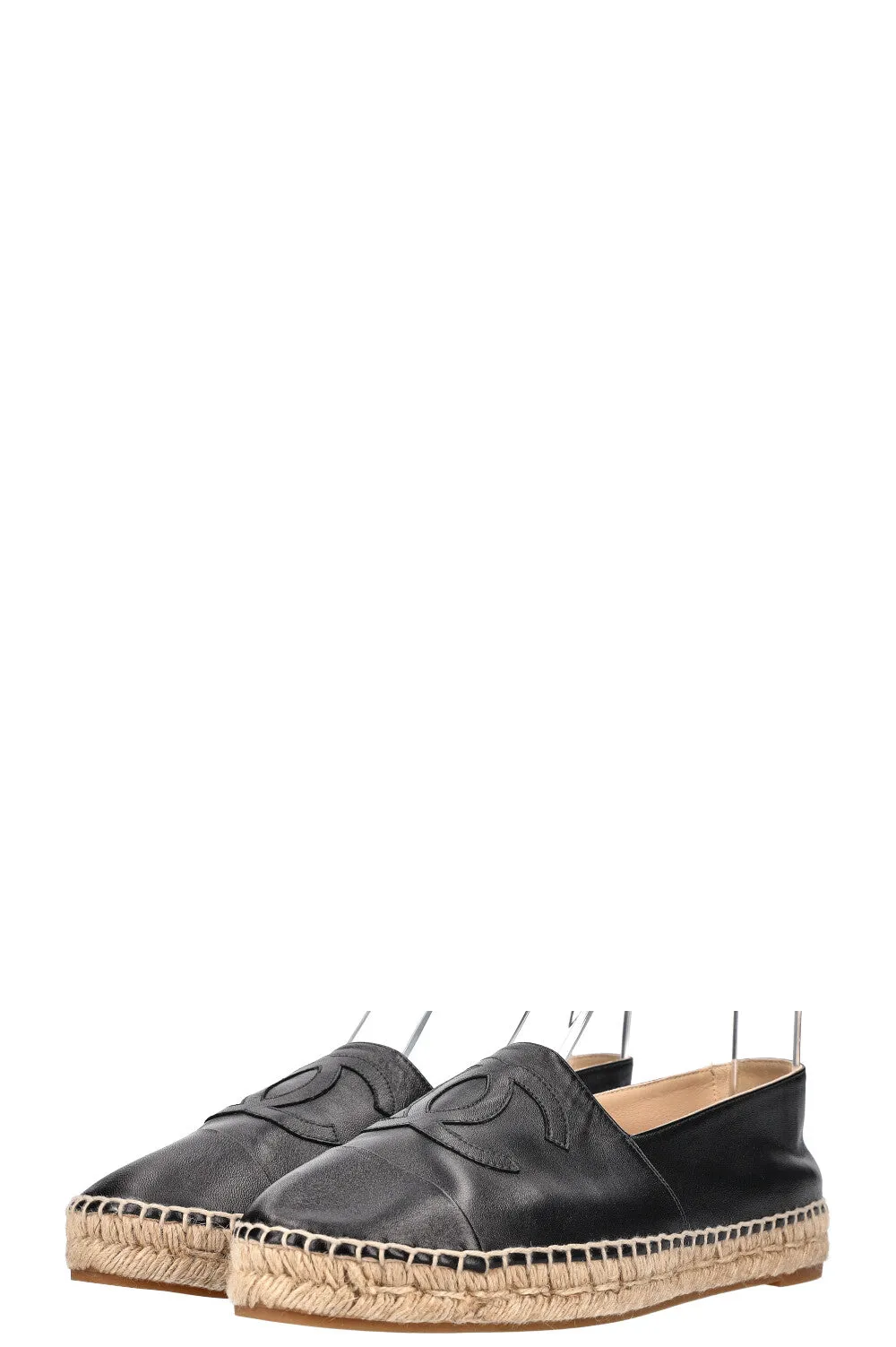 CHANEL Espadrilles Black