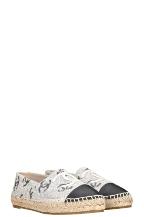 CHANEL Espadrilles CC Grey