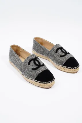 Chanel Espadrilles Grey   Black Fabric EU 40 UK 7