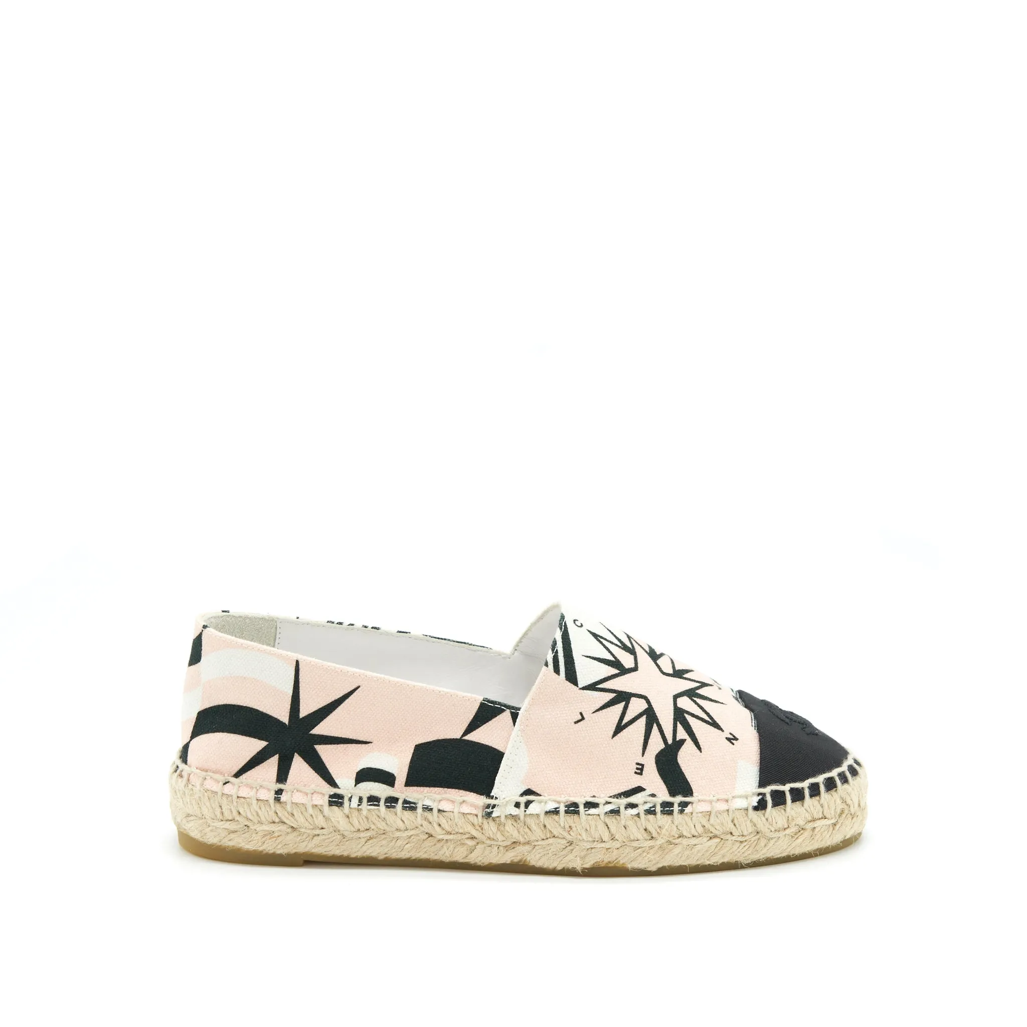 Chanel Size 36 Espadrilles Pink / Black