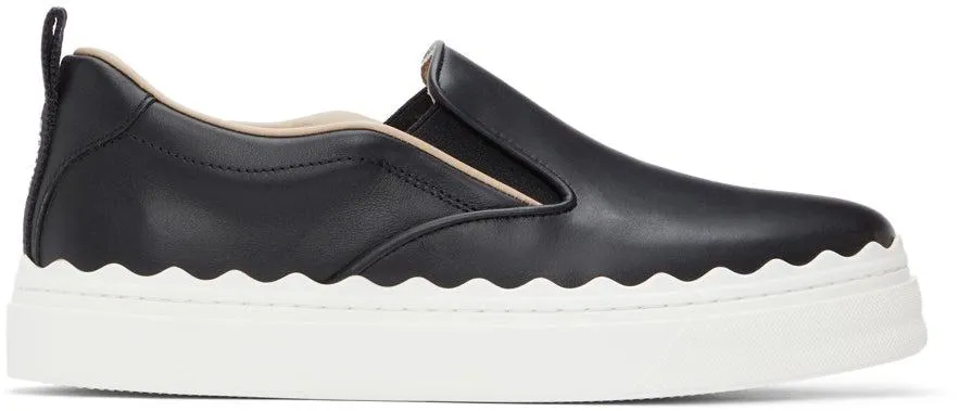 ChloÃ© Black Lauren Slip-On Sneakers