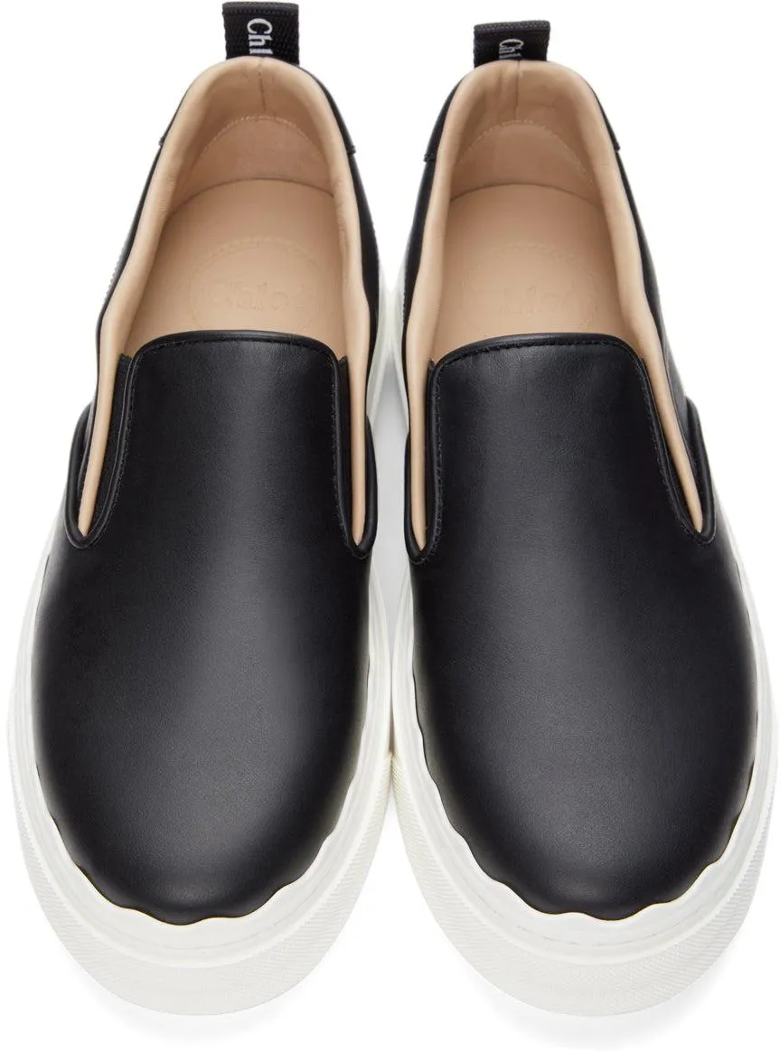 ChloÃ© Black Lauren Slip-On Sneakers