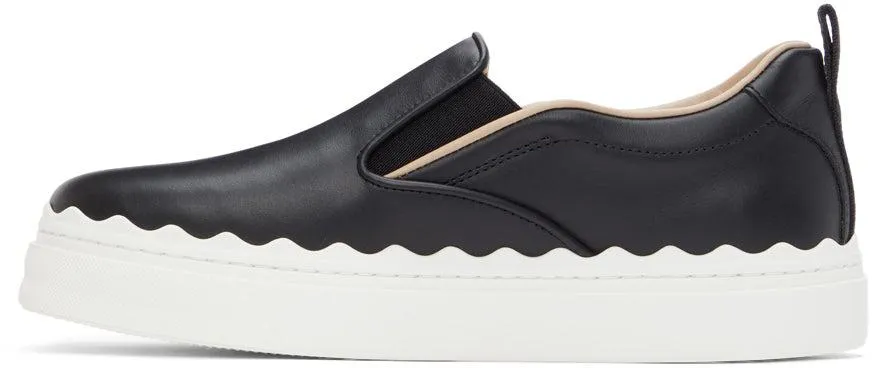 ChloÃ© Black Lauren Slip-On Sneakers
