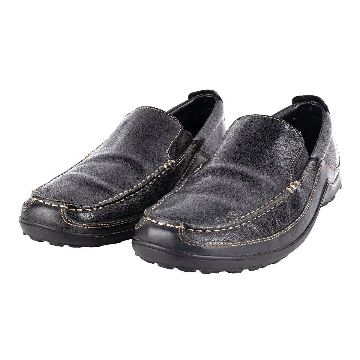 Cole Haan Tucker Venetian Casual Loafers Leather Black Colour For Men