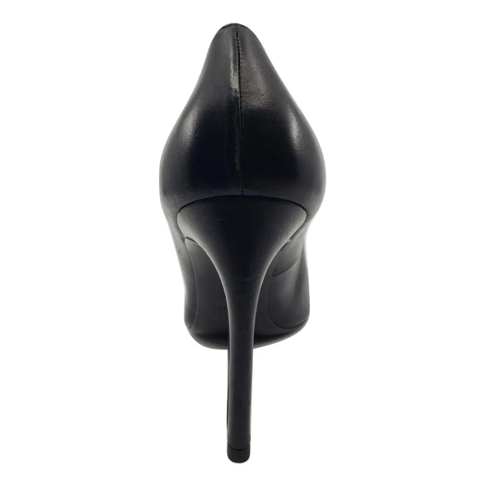 Copete Black Leather Stuart Weitzman Womens Pumps