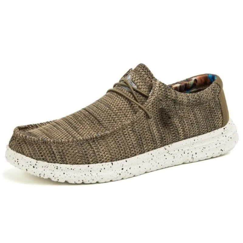 Denim Canvas Flat Shoes