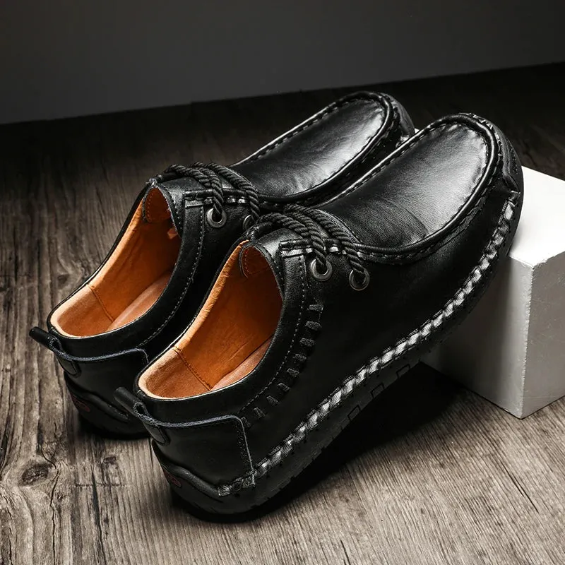 Genuine Leather Deck Loafers