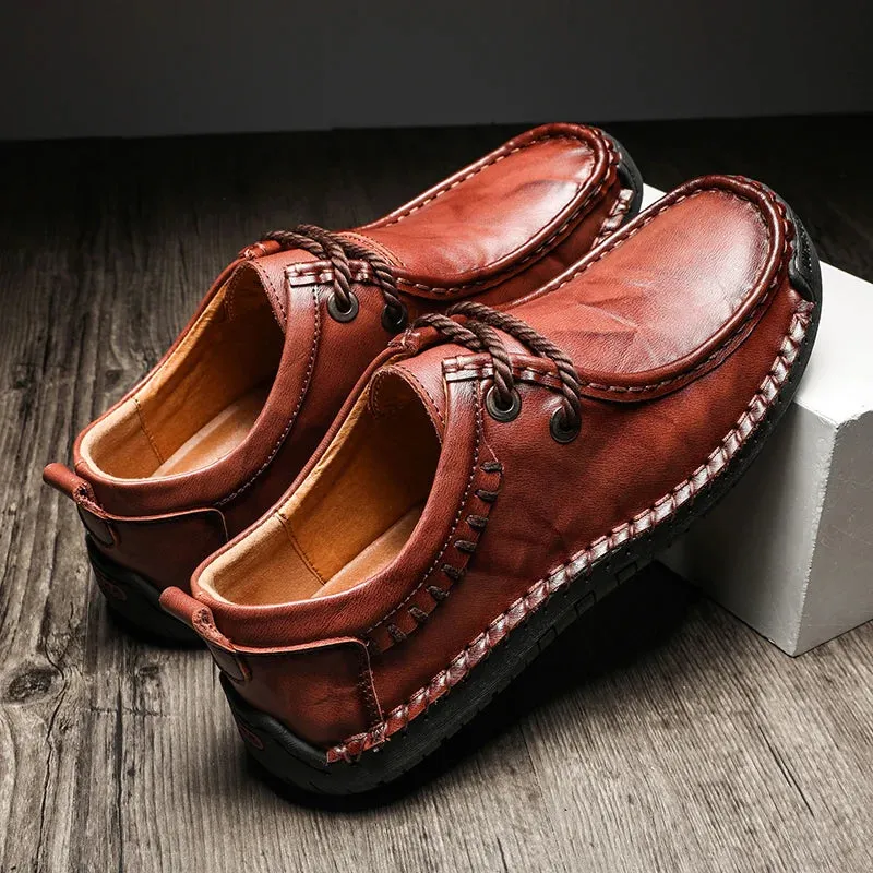 Genuine Leather Deck Loafers