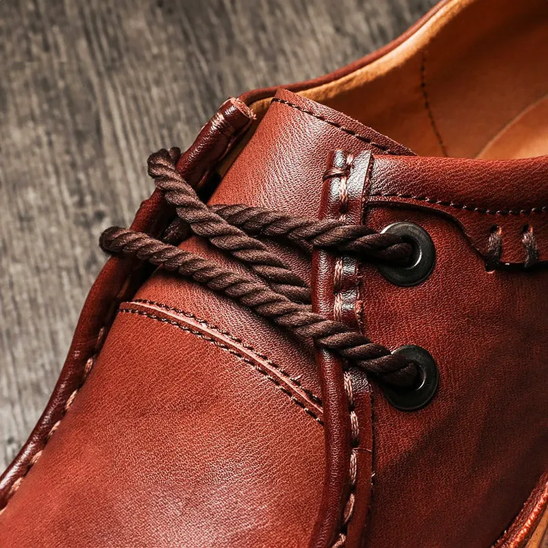 Genuine Leather Deck Loafers