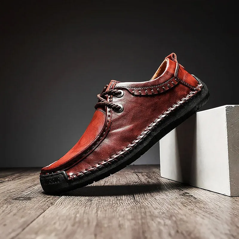 Genuine Leather Deck Loafers