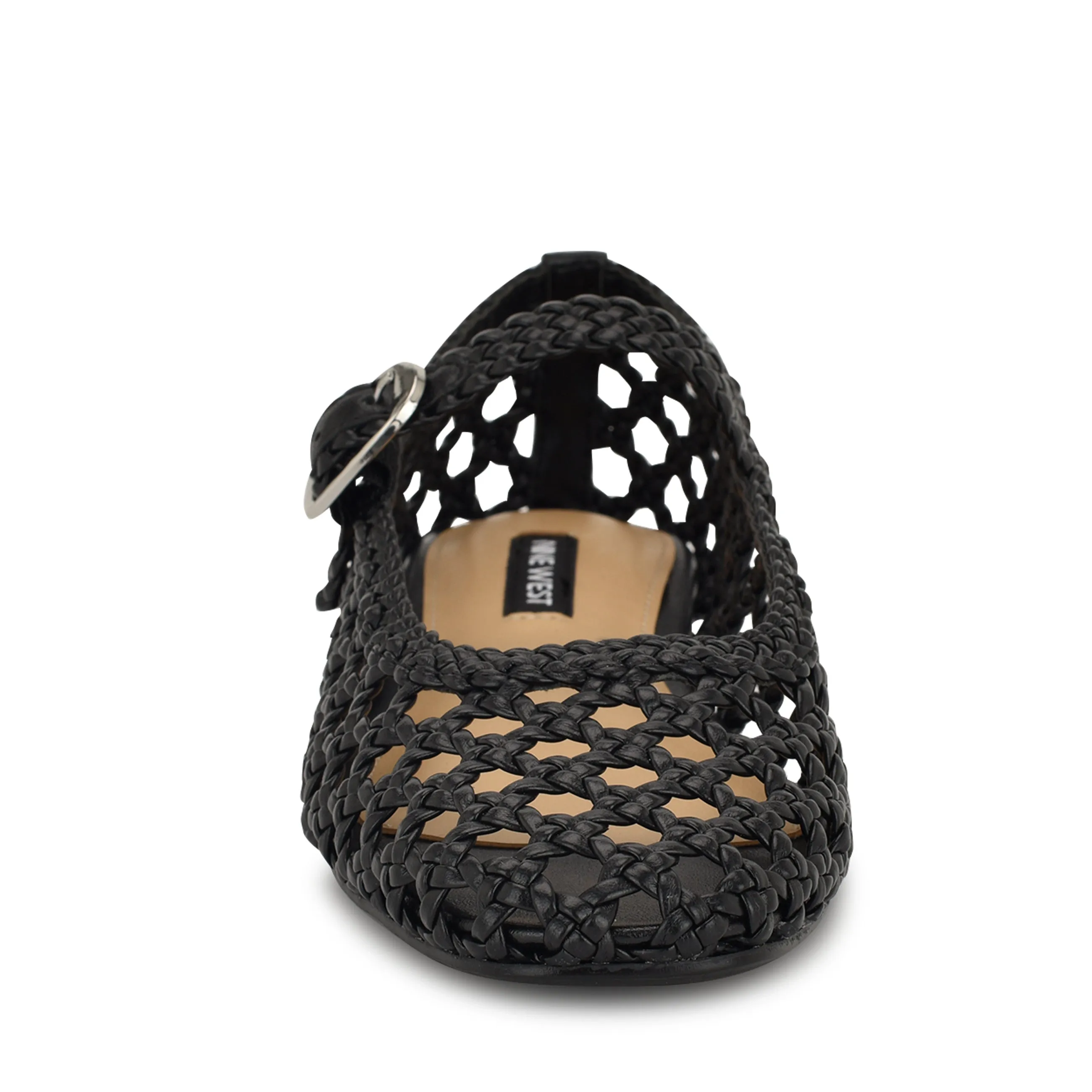 Halie Woven Mary Jane Flats