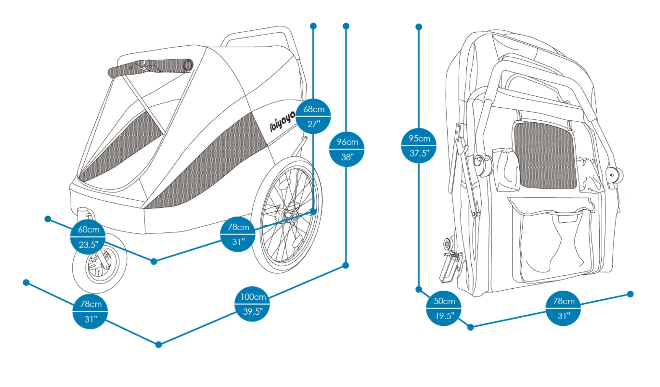 Hercules Heavy Duty Pet Stroller