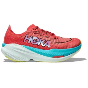 Hoka Mach X 2 Running Shoes - Womens - Grapefruit/Electric Coral