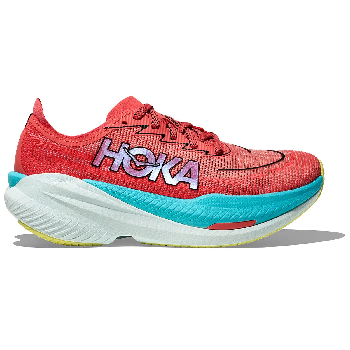 Hoka Mach X 2 Running Shoes - Womens - Grapefruit/Electric Coral