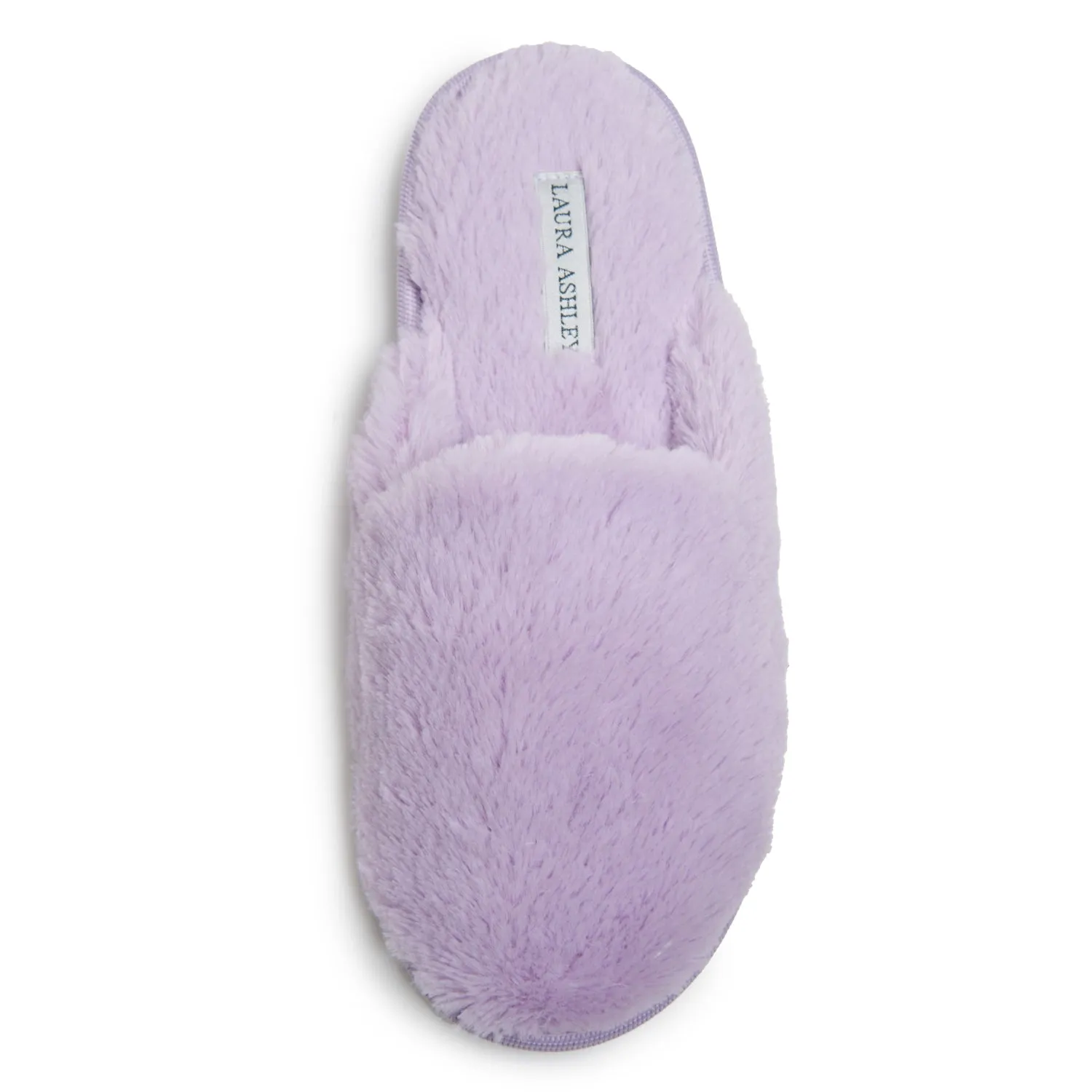 Laura Ashley Ladies All Over Plush W/Memory Foam Slippers