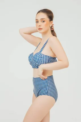 Lillian Vintage Gingham High Waist Bikini