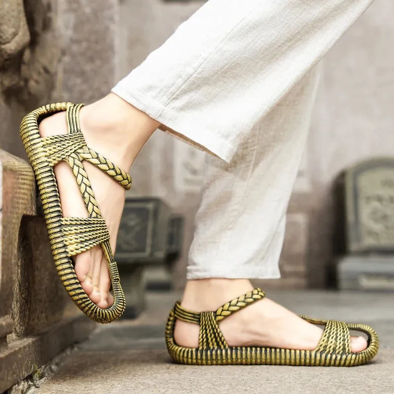 Njeri Unisex Rope Look Gladiator Sandals