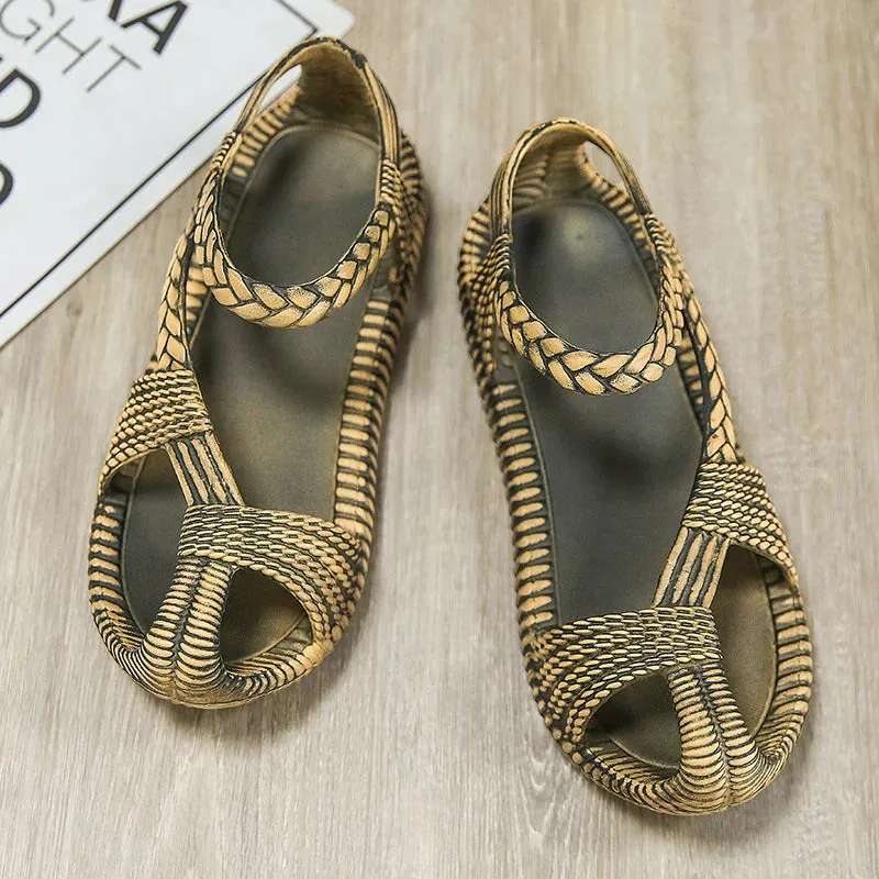 Njeri Unisex Rope Look Gladiator Sandals