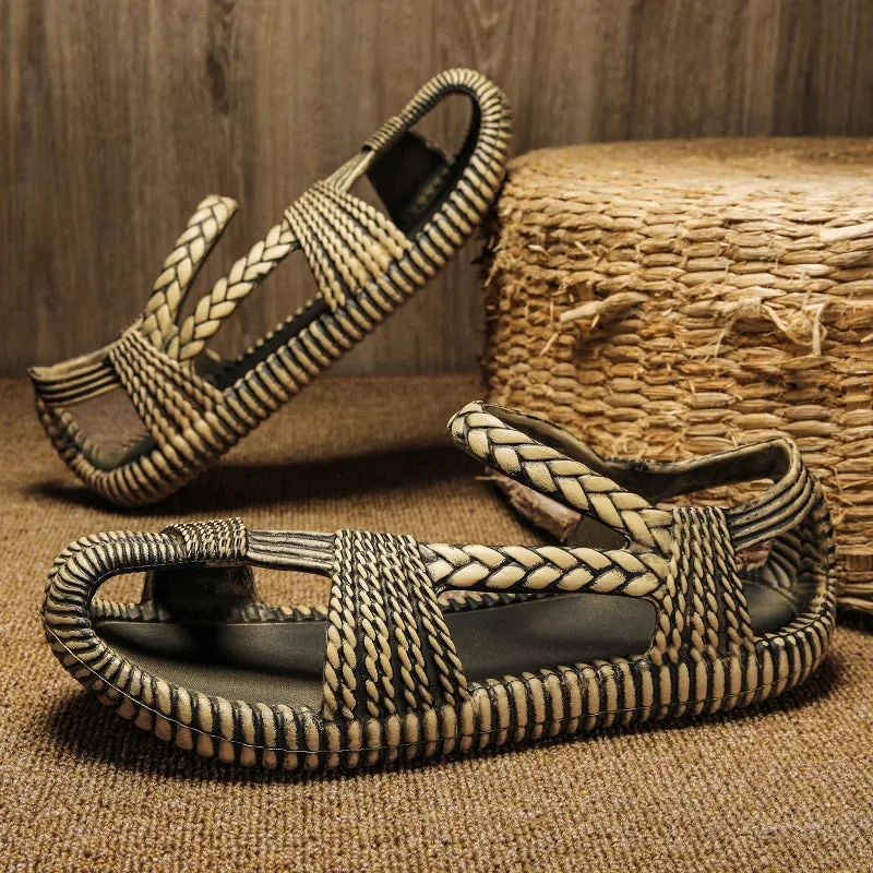 Njeri Unisex Rope Look Gladiator Sandals