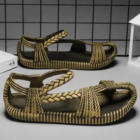 Njeri Unisex Rope Look Gladiator Sandals