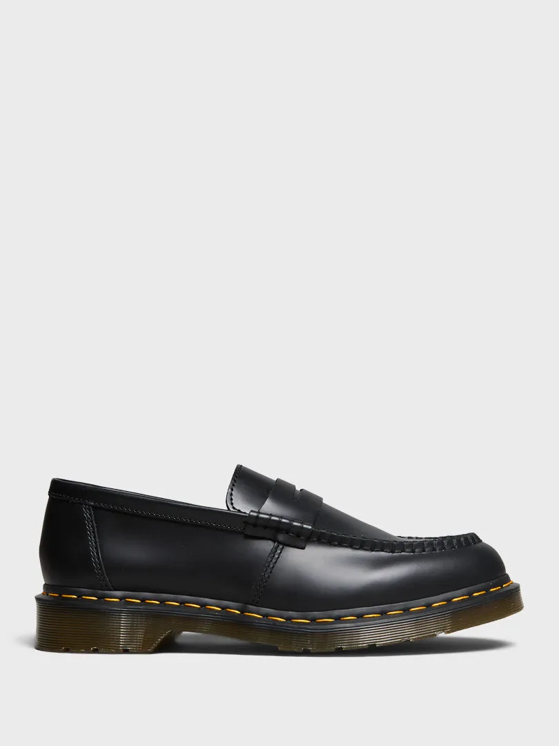 Penton Loafers in Black Smooth
