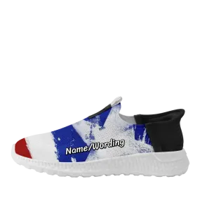 Personalized  America Flag Shoes, Flyknit Slip-On Sneakers, Custom CoolCustomize Shoes,FN-007-23020082