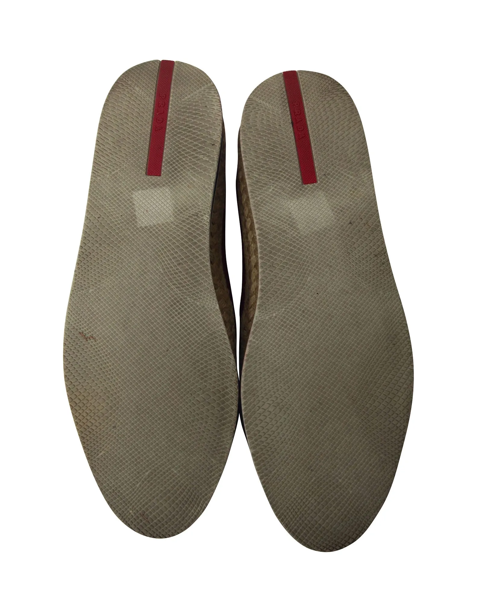 Prada Espadrille Sneakers in Red Suede