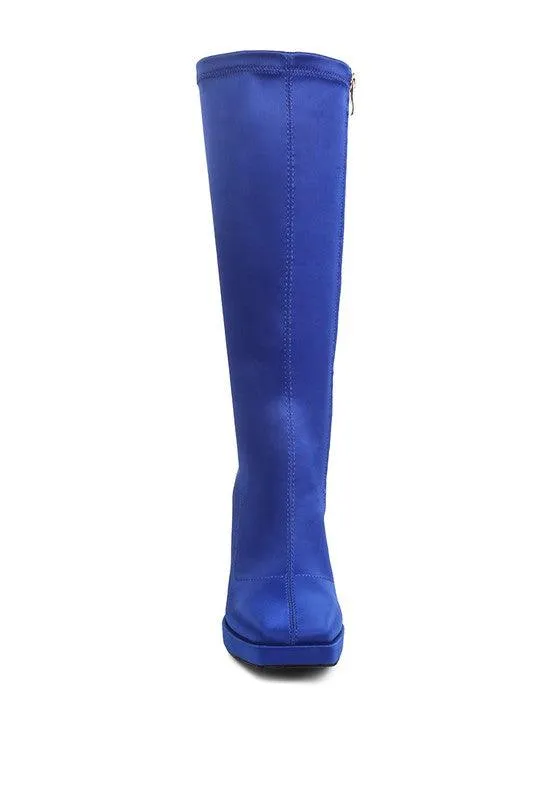 Presto Stretchable Satin Long Boot