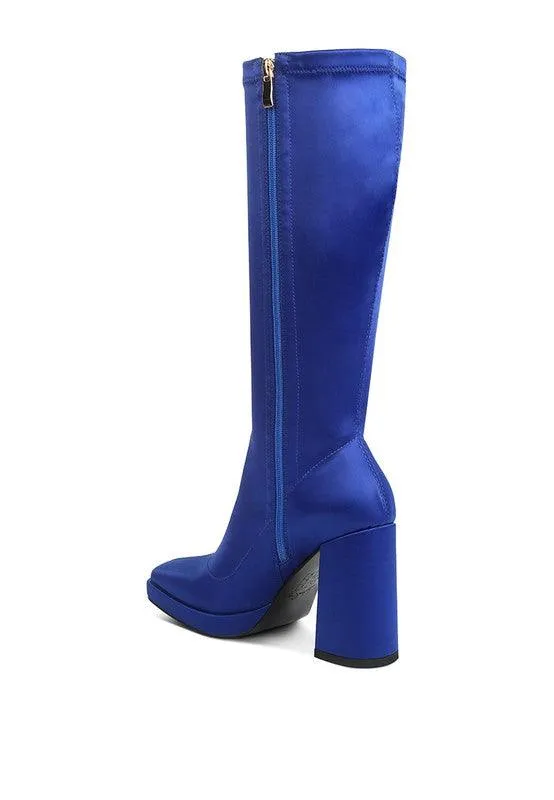 Presto Stretchable Satin Long Boot