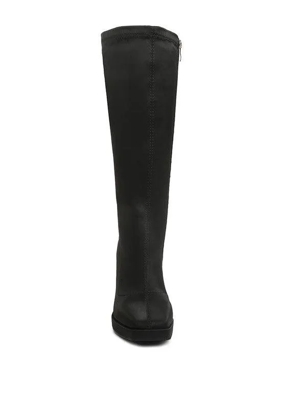 Presto Stretchable Satin Long Boot
