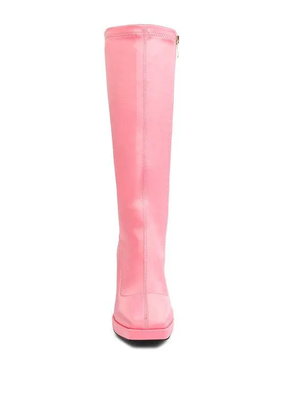 Presto Stretchable Satin Long Boot