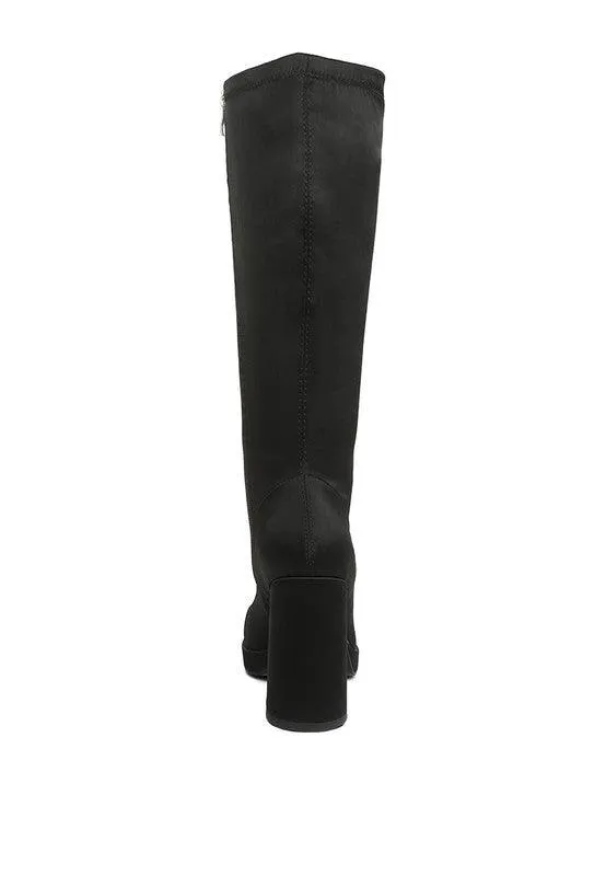 Presto Stretchable Satin Long Boot